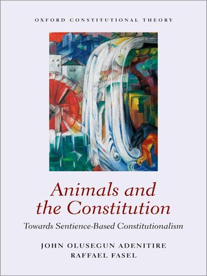 cover image of Animals and the Constitution